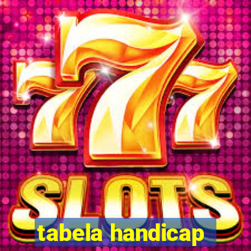 tabela handicap